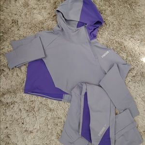 Gymshark Asymmetric Set - Steel Blue/Indigo